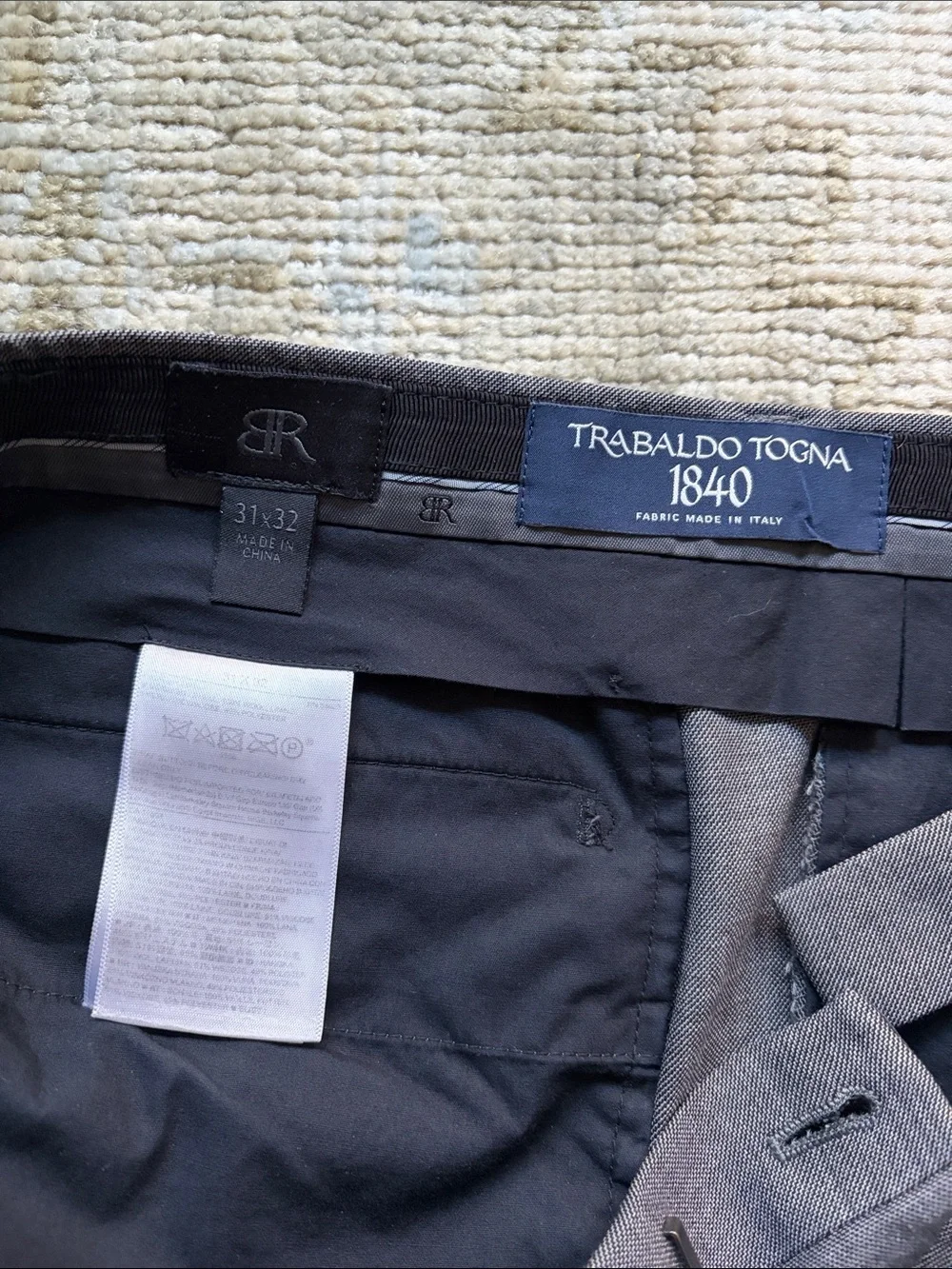 Banana Republic Men’s Trabaldo Togna Slim Wool Suit 38R Jacket 31x30 Pants - Picture 8 of 10